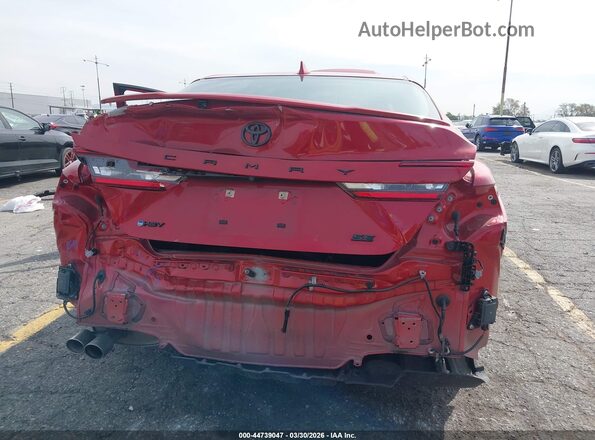 4T1DAACK2SU128247 2025 TOYOTA CAMRY Burgundy Դիմացի տեսք