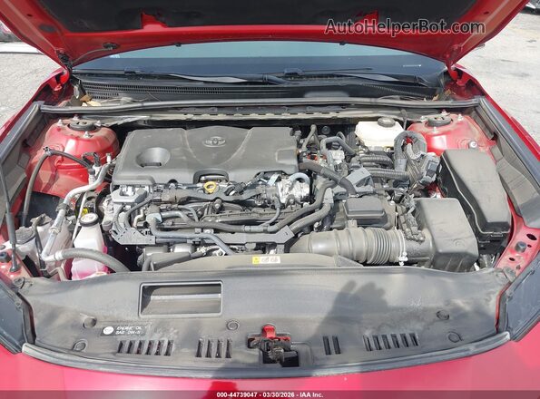 4T1DAACK2SU128247 2025 TOYOTA CAMRY Burgundy Հետևի տեսք
