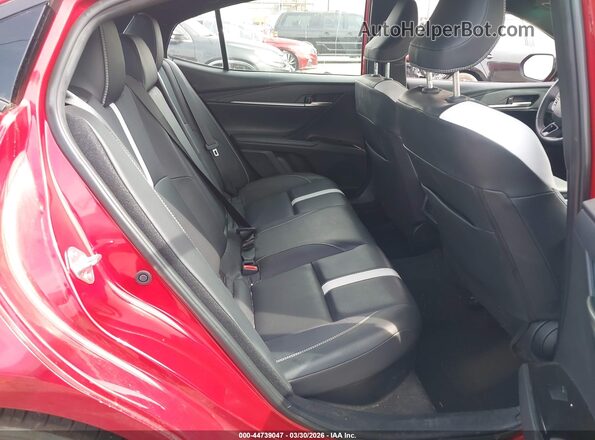4T1DAACK2SU128247 2025 TOYOTA CAMRY Burgundy VIN կոդի պիտակի տեսք