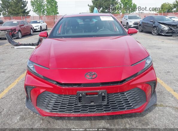 4T1DAACK2SU128247 2025 TOYOTA CAMRY Burgundy Սալոնի հետևի տեսք