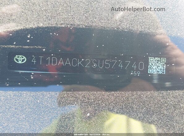 4T1DAACK2SU574740 2025 TOYOTA CAMRY Gray 