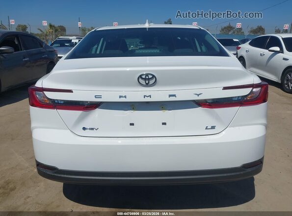 4T1DAACK3TU687985 2026 TOYOTA LE White 