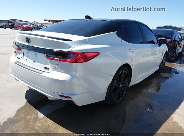 4T1DAACK5SU152509 2025 TOYOTA CAMRY White უკანა მარჯვენა