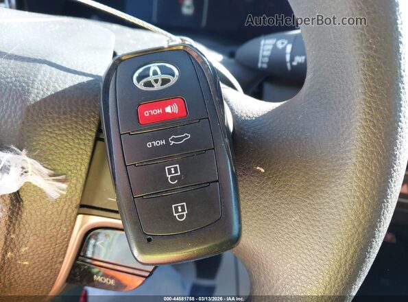 4T1DAACK5SU199247 2025 TOYOTA LE Черный Вид панели приборов