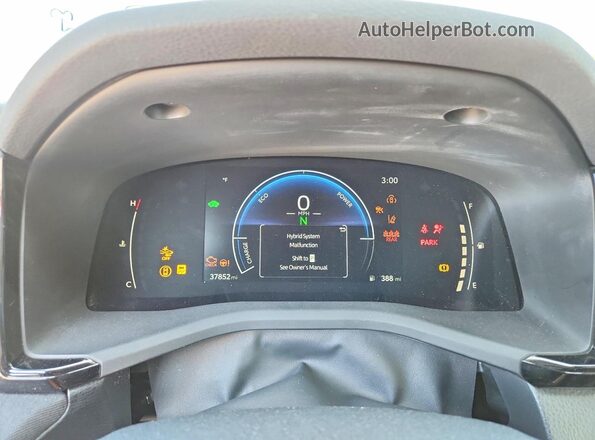 4T1DAACK5SU521093 2025 TOYOTA LE Gray Vista del cuadro de instrumentos