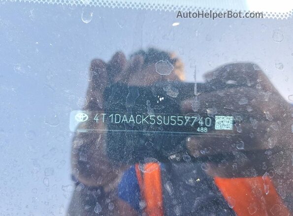 4T1DAACK5SU557740 2025 TOYOTA LE Black Вид підкапотного простору