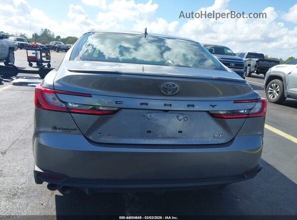 4T1DAACK6SU563224 2025 TOYOTA CAMRY Серебряный 