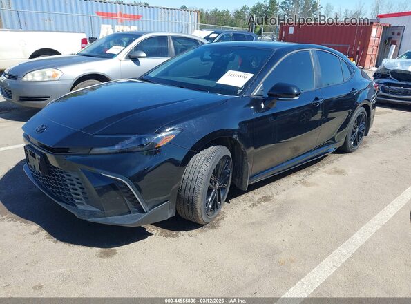 4T1DAACK7TU223257 2026 TOYOTA CAMRY Black წინა მარცხენა ხედი სამი მეოთხედიდან