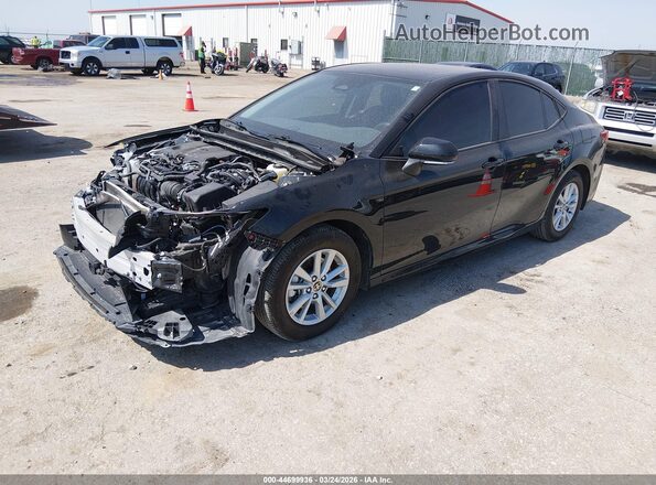 4T1DAACK8SU576251 2025 TOYOTA LE Black Vista tres cuartos delantera izquierda