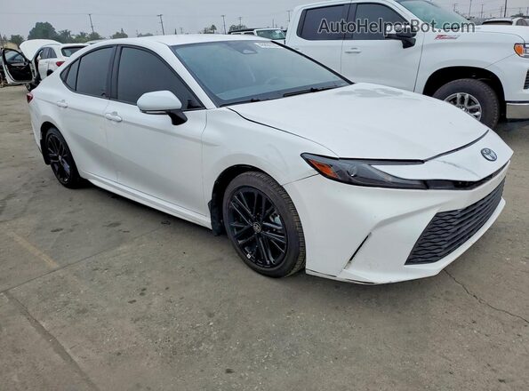 4T1DAACK9SU631256 2025 TOYOTA CAMRY White Przód prawy