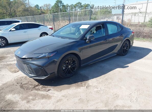 4T1DAACKXSU172545 2025 TOYOTA CAMRY Gray Առջևի ձախ երեք քառորդ տեսարան