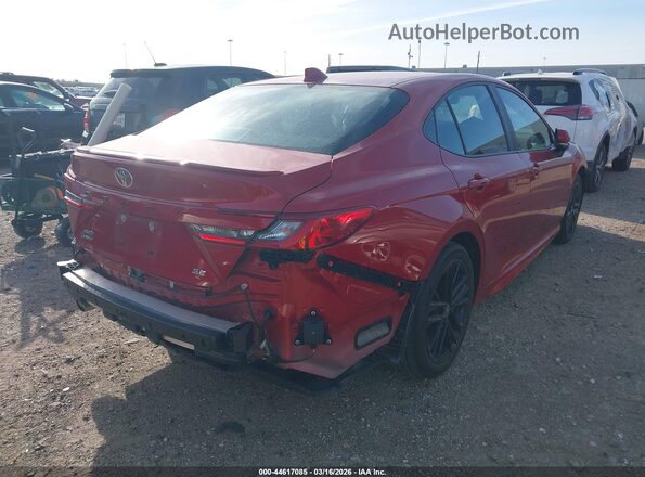 4T1DBADK2SU006161 2025 TOYOTA CAMRY Red Trasero derecho