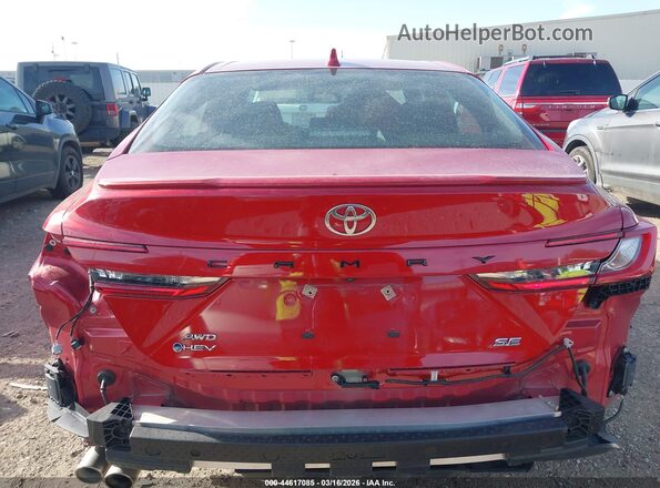 4T1DBADK2SU006161 2025 TOYOTA CAMRY Red 