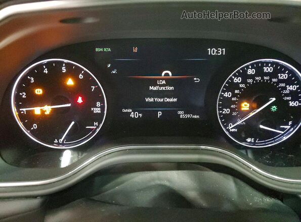 4T1EZ1FB3LU052869 2020 TOYOTA AVALON Blue Widok zestawu wskaźników