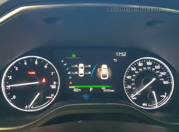 4T1FZ1FB1LU047948 2020 TOYOTA AVALON Silver ხელსაწყოთა პანელის ხედი
