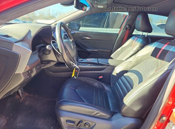 4T1FZ1FB4LU040539 2020 TOYOTA AVALON Red Vista interior delantera