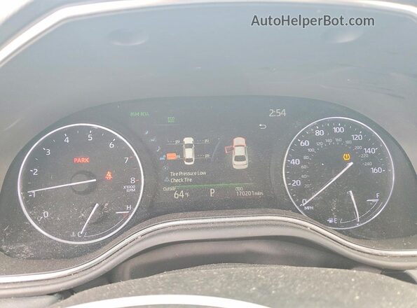 4T1FZ1FB4LU040539 2020 TOYOTA AVALON Red Vista del cuadro de instrumentos