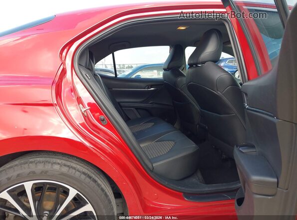 4T1G11AK7LU391481 2020 TOYOTA CAMRY Red VIN კოდის სტიკერის ხედი