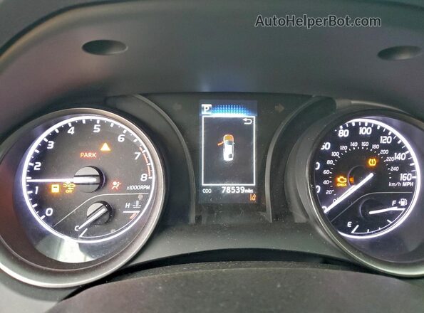 4T1G11AK8MU490084 2021 TOYOTA CAMRY White Instrument cluster view