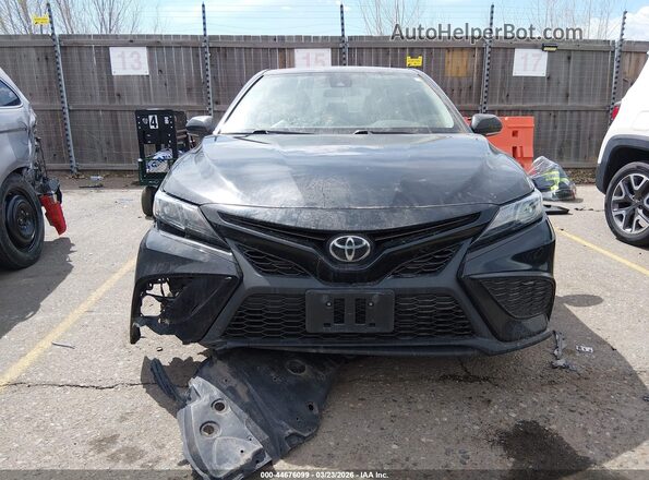 4T1G11BK7PU101082 2023 TOYOTA CAMRY Black Widok zestawu wskaźników