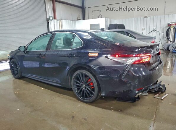 4T1K61BK9MU024805 2021 TOYOTA CAMRY Black Trasero izquierdo