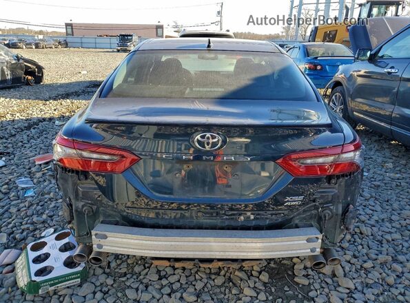 4T1K61BKXMU039457 2021 TOYOTA CAMRY Black Vista trasera