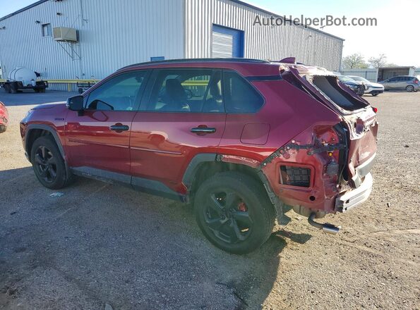 4T3D6RFV5MU055665 2021 TOYOTA LIMITED Red Հետևի ձախ