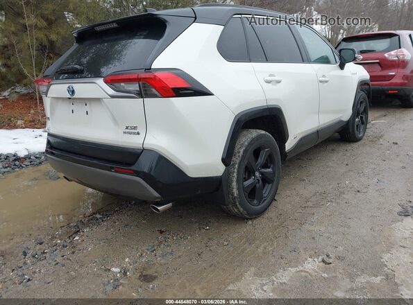 4T3E6RFV1MU021386 2021 TOYOTA RAV4 HYBRID White Rear right