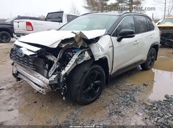4T3E6RFV1MU021386 2021 TOYOTA RAV4 HYBRID White Front left