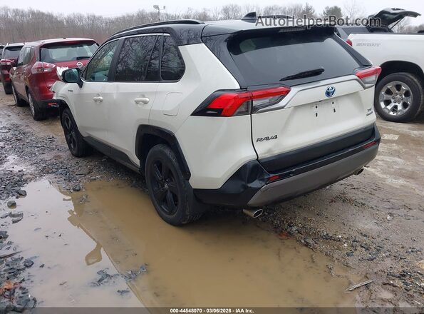 4T3E6RFV1MU021386 2021 TOYOTA RAV4 HYBRID White Rear left