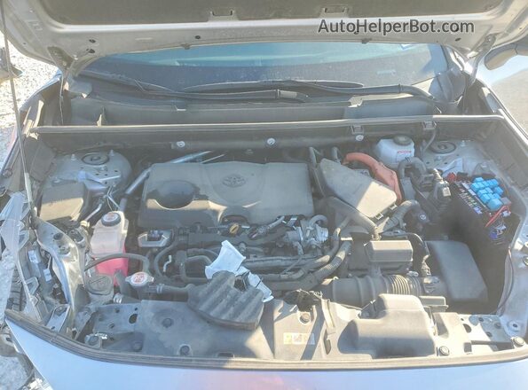 4T3E6RFV2NU103970 2022 TOYOTA RAV4 Silver Engine compartment view