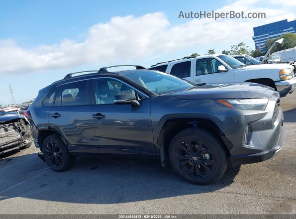 4T3E6RFV2PU128256 2023 TOYOTA RAV4 HYBRID Gray უკანა სალონის ხედი