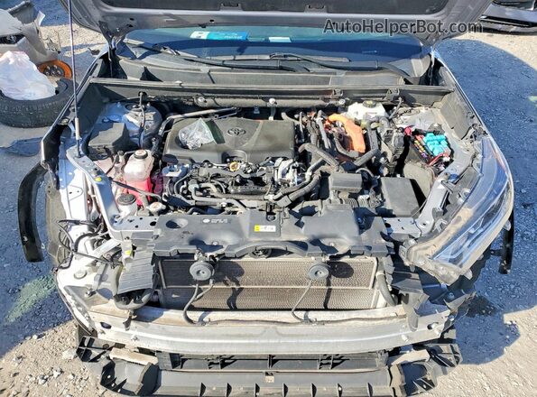 4T3E6RFV3MU035239 2021 TOYOTA RAV4 Gray Вид підкапотного простору