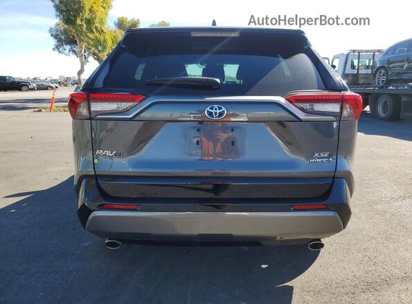 4T3E6RFV6MU060037 2021 TOYOTA RAV4 Gray Widok z tyłu