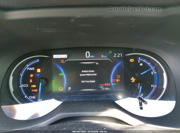 4T3E6RFVXMU063409 2021 TOYOTA RAV4 HYBRID Gray Widok tylnych siedzeń