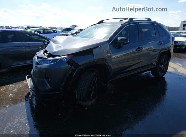 4T3E6RFVXMU063409 2021 TOYOTA RAV4 HYBRID Gray Przód lewy