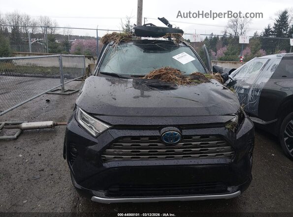 4T3EWRFV0LU006084 2020 TOYOTA RAV4 HYBRID Blue Vista del cuadro de instrumentos