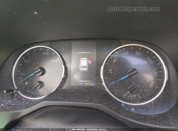 4T3RWRFV3MU028955 2021 TOYOTA LE Black უკანა სავარძლების ხედი