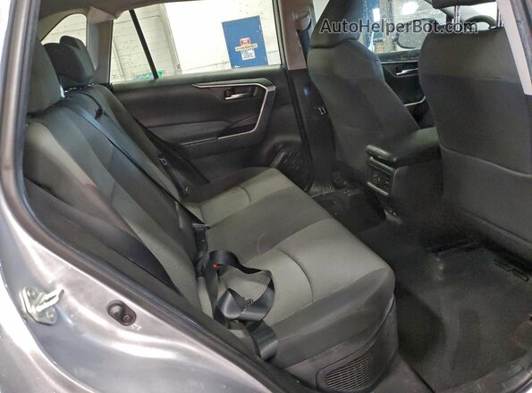 4T3RWRFV4NU064882 2022 TOYOTA RAV4 Silver Rear interior view