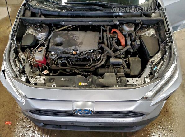 4T3RWRFV4NU064882 2022 TOYOTA RAV4 Silver Engine compartment view