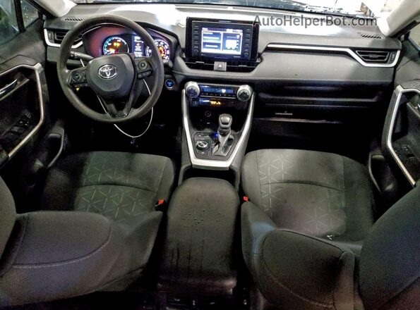 4T3RWRFV4NU064882 2022 TOYOTA RAV4 Silver Dashboard view