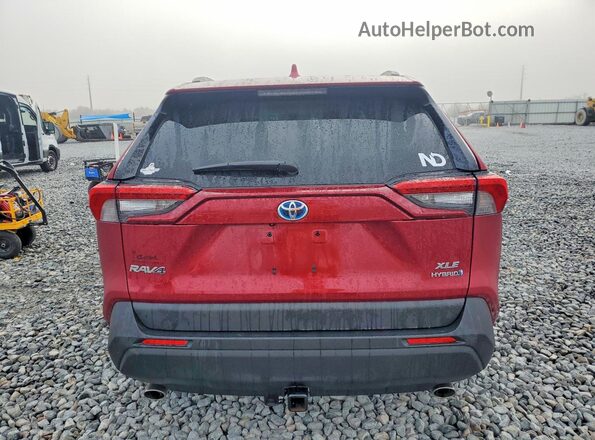 4T3RWRFV4RU156919 2024 TOYOTA RAV4 Red უკანა ხედი