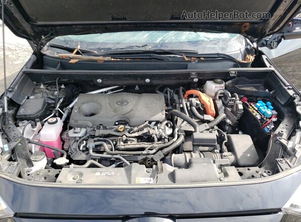 4T3RWRFV9RU147195 2024 TOYOTA RAV4 Black Widok komory silnika