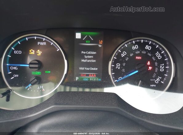 4T3T6RFV2NU080407 2022 TOYOTA RAV4 HYBRID Black Հետևի նստատեղերի տեսք