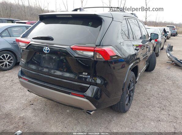 4T3T6RFV2NU080407 2022 TOYOTA RAV4 HYBRID Black Հետևի աջ