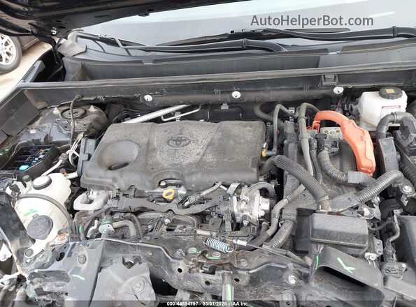 4T3T6RFV2NU080407 2022 TOYOTA RAV4 HYBRID Black Հետևի տեսք