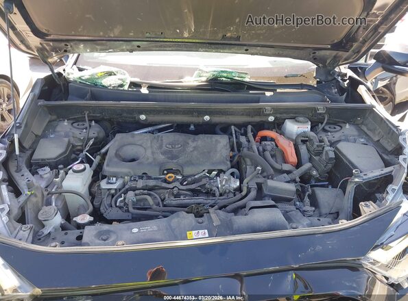 4T3T6RFV4NU091750 2022 TOYOTA RAV4 HYBRID Black Вид ззаду
