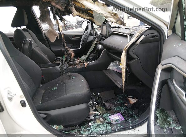 4T3T6RFV5NU100357 2022 TOYOTA RAV4 HYBRID White წინა სალონის ხედი