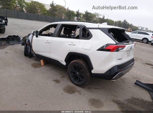 4T3T6RFV5NU100357 2022 TOYOTA RAV4 HYBRID White უკანა მარცხენა