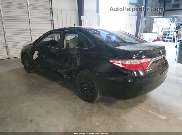 4T4BF1FK7GR538799 2016 TOYOTA LE Black Trasero izquierdo